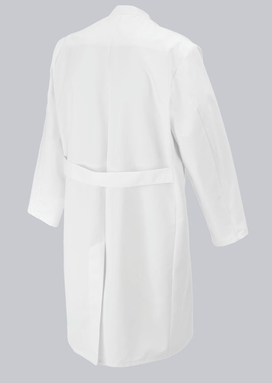 BP lange katoenen herenjas van 100% katoen met opstaande kraag en functionele zakken