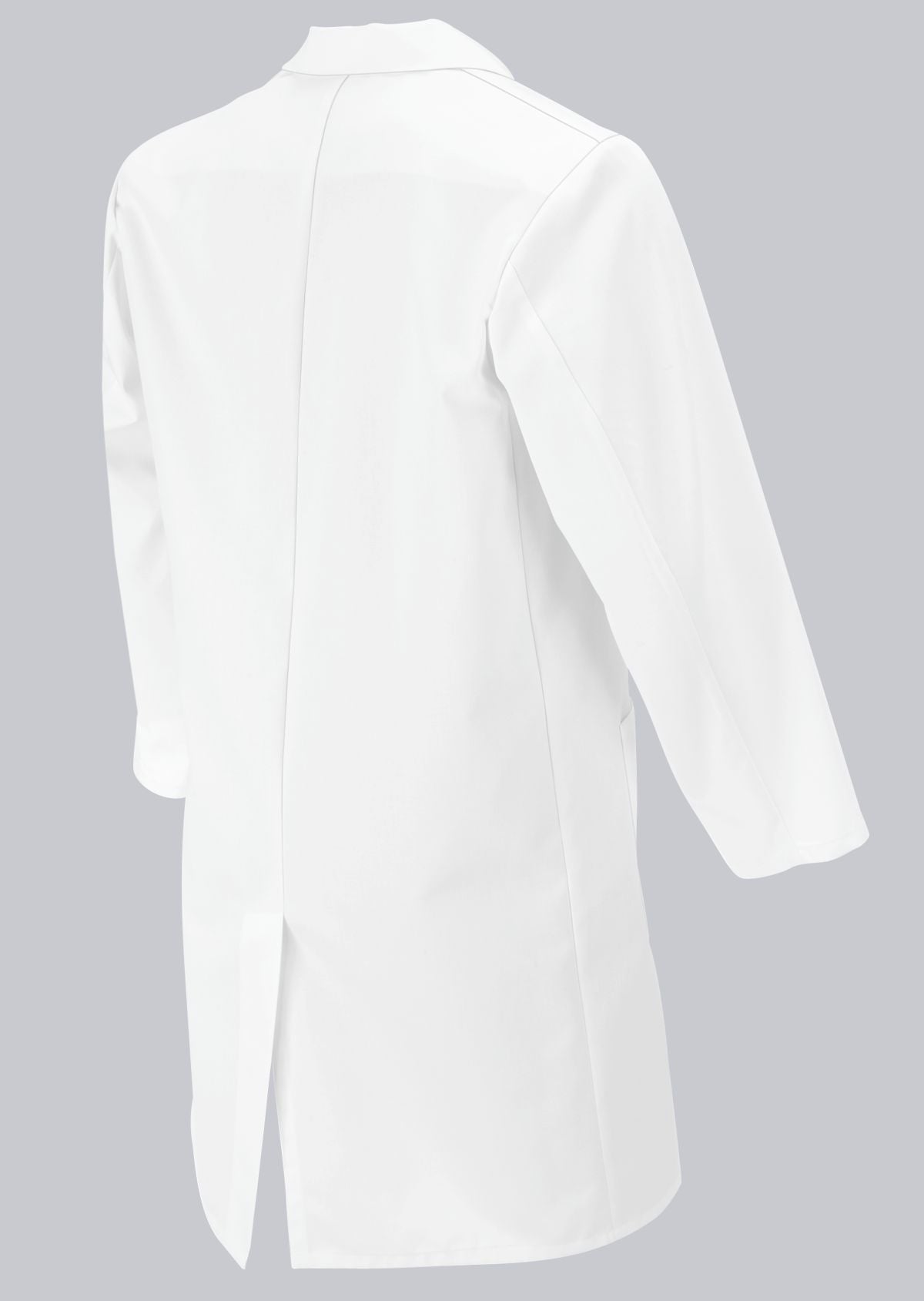 BP lange unisex werkjas van polyester katoen met reverskraag en blinde drukknoopsluiting