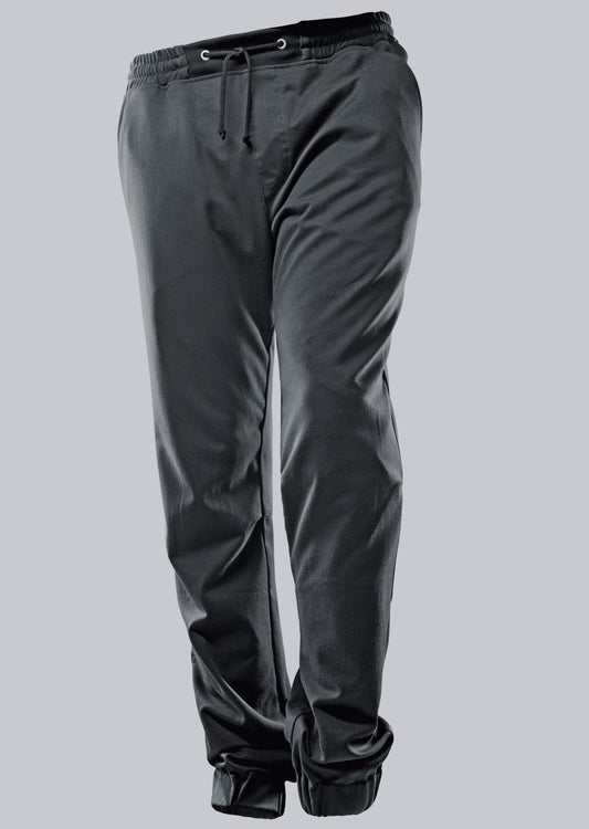 BP® Comfortabele stretch-broek voor heren wit met elastomultiester en elastische tailleband