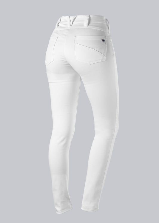 BP® skinny stretch-jeans voor dames wit met skinny fit en five-pocket design