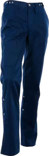 Alsico Kim unisex zorgbroek marineblauw slimfit met verstelbare ceintuurband