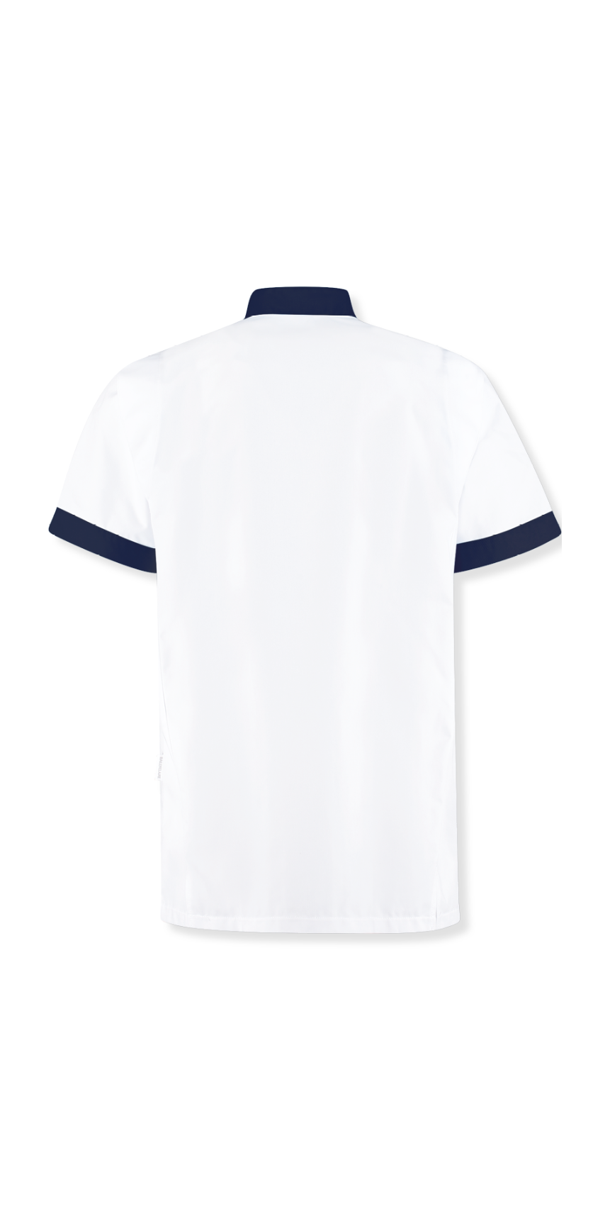 Herenjasje Milo wit met kleuraccenten - Zorgkleding.nl