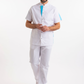 SHAE LUKE JACK Tuniek Unisex V-Hals met Drukkersluiting