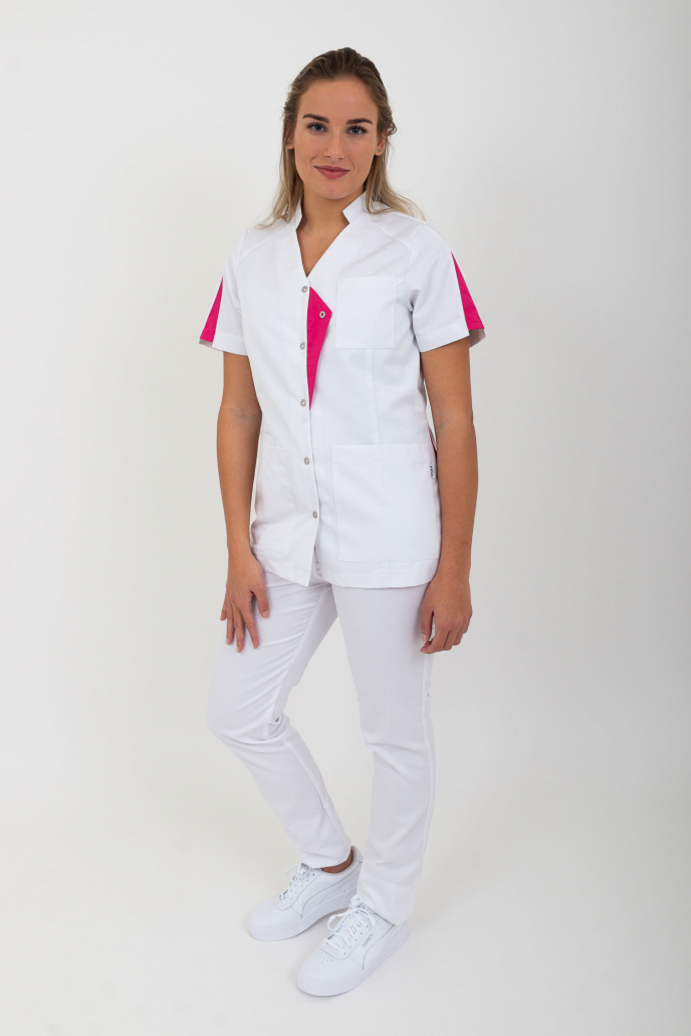 SHAE ISLA JACK Tuniek Dames V-Hals met Drukkersluiting