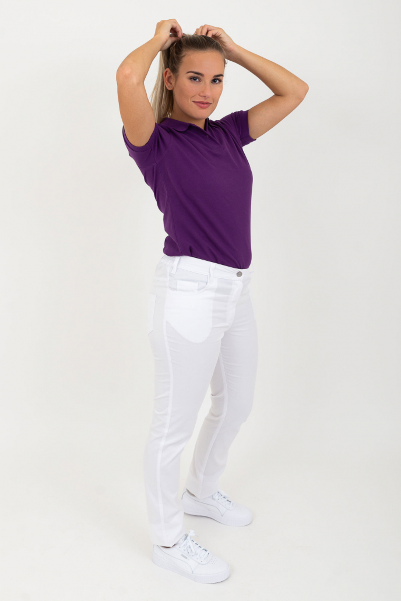 SHAE ELLA BROEK Dames 5-Pocket Jeanslook