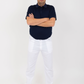 SHAE JAMES BROEK Heren 5-Pocket Jeanslook