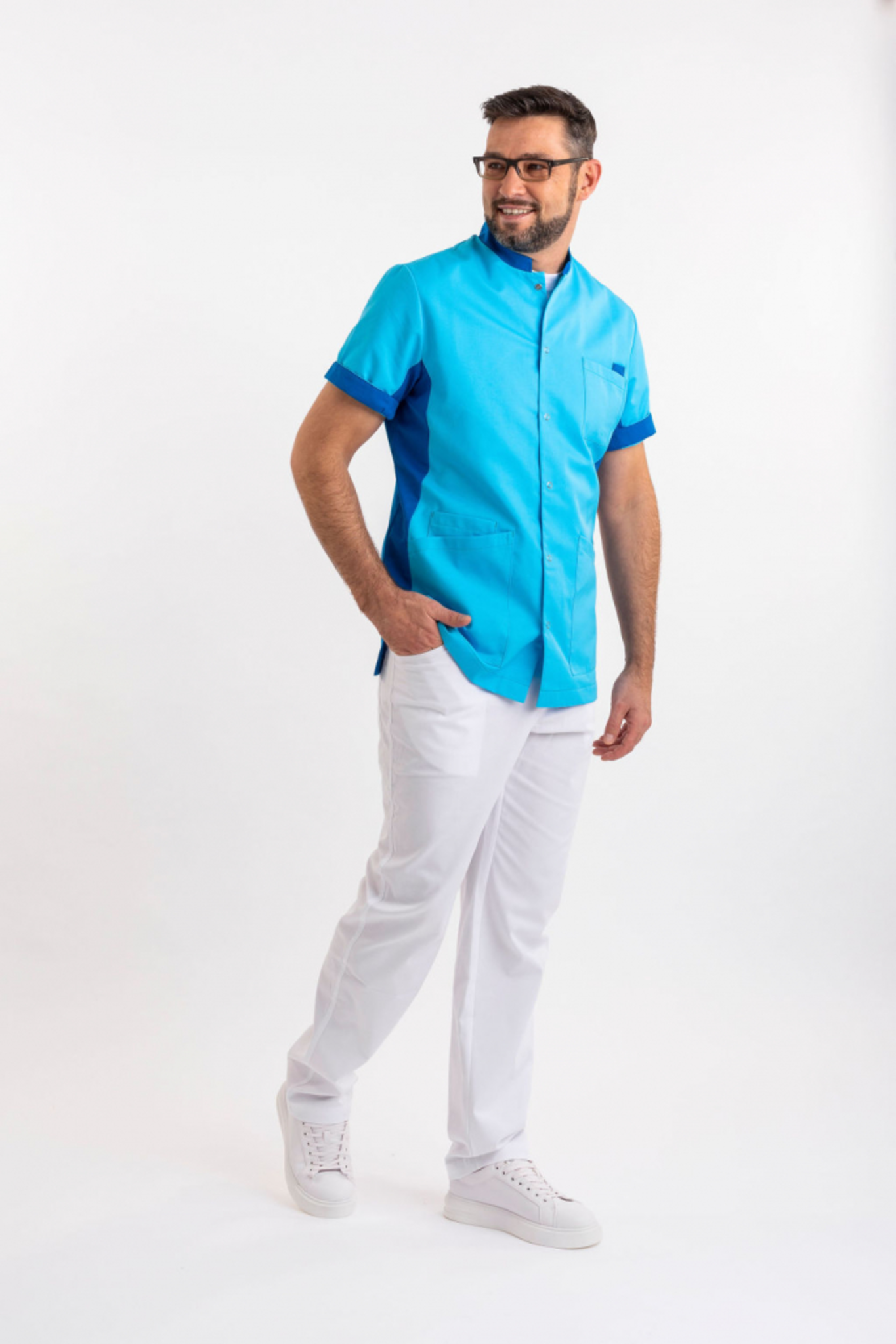 SHAE ETHAN JACK Tuniek Unisex Doorknoopsluiting