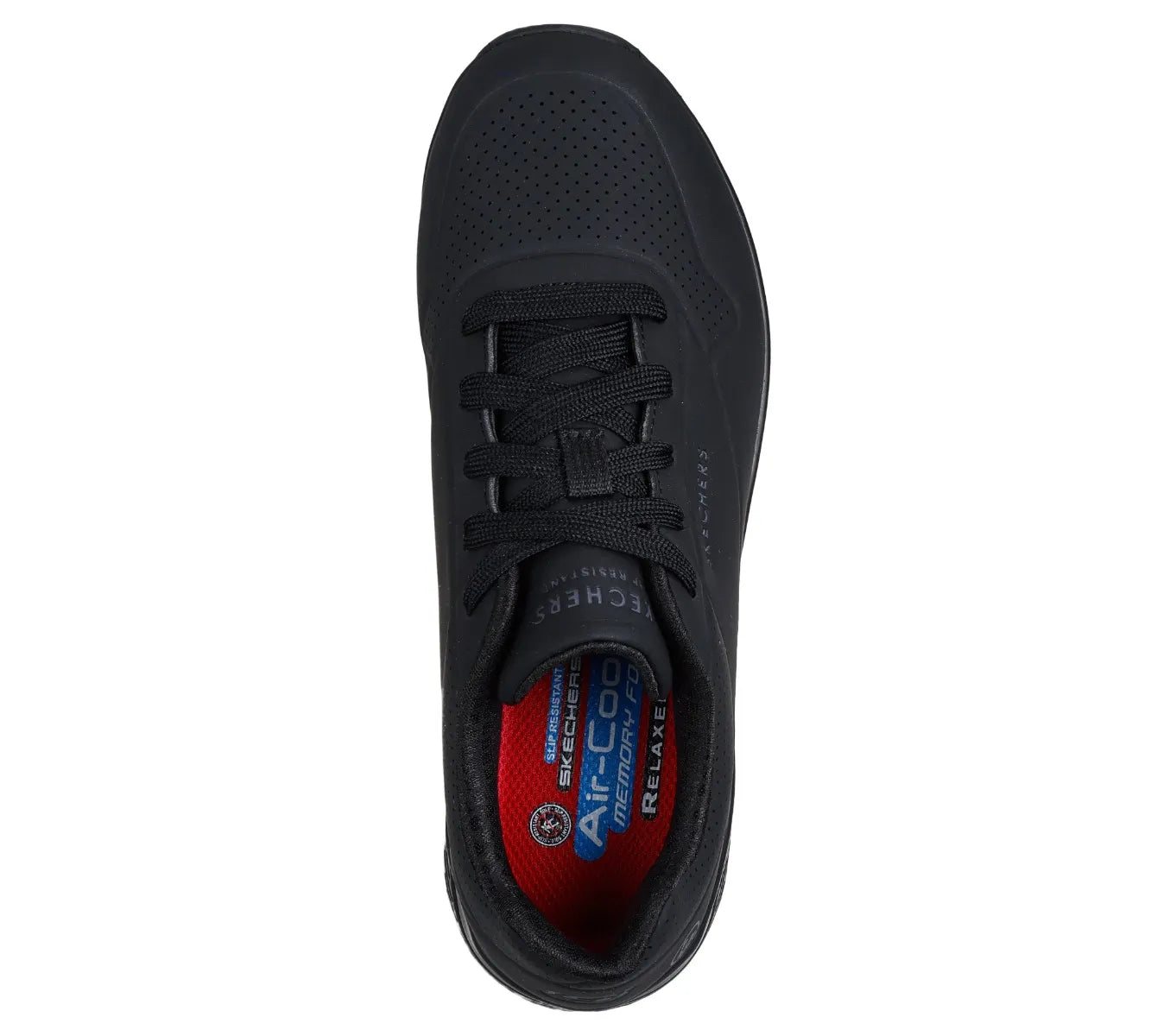 Skechers Werkschoenen Dames Zwarte Sneakerlook