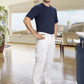 BP® cargo jeans voor haar & hem unisex wit met cargozakken en smartphonevak