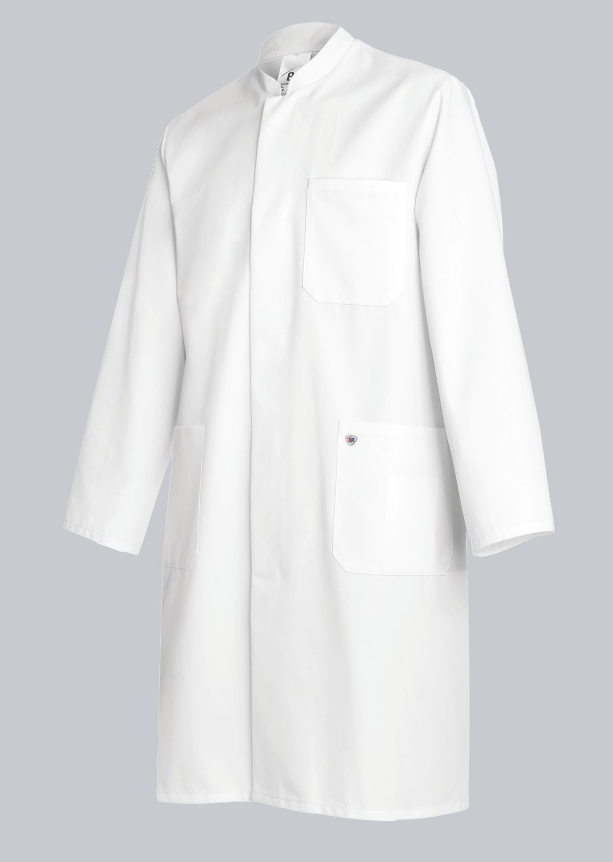 BP lange katoenen herenjas van 100% katoen met opstaande kraag en functionele zakken