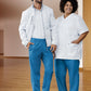 BP® Pantalon voor haar & hem unisex nachtblauw met stretch en elastische taille met tunnelkoord