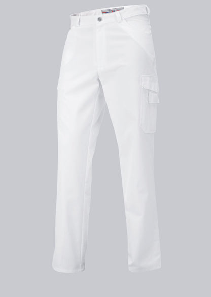 BP® Jeans voor haar & hem unisex wit met verhoogd doekgewicht en multifunctionele zakken