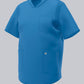 BP lichte unisex zorgtuniek in azuurblauw met ademende stretchstof en moderne uitstraling