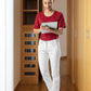 BP® stretch damesjeans wit met modern fit en heavy stretch stof