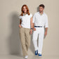 BP® Stretch-jeans voor haar & hem unisex wit met stretch en smartphonevak