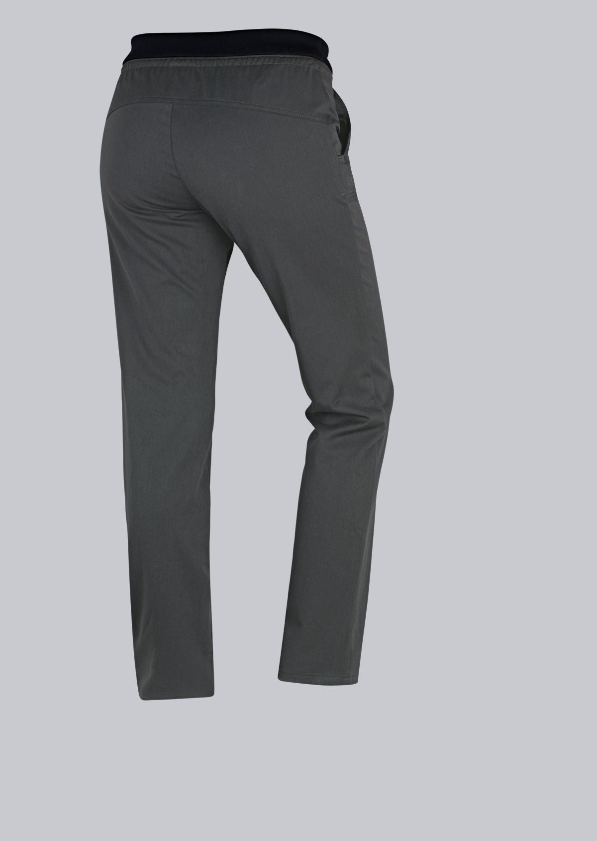 BP® Comfortabele stretch-broek voor dames wit met elastomultiester en elastische tailleband