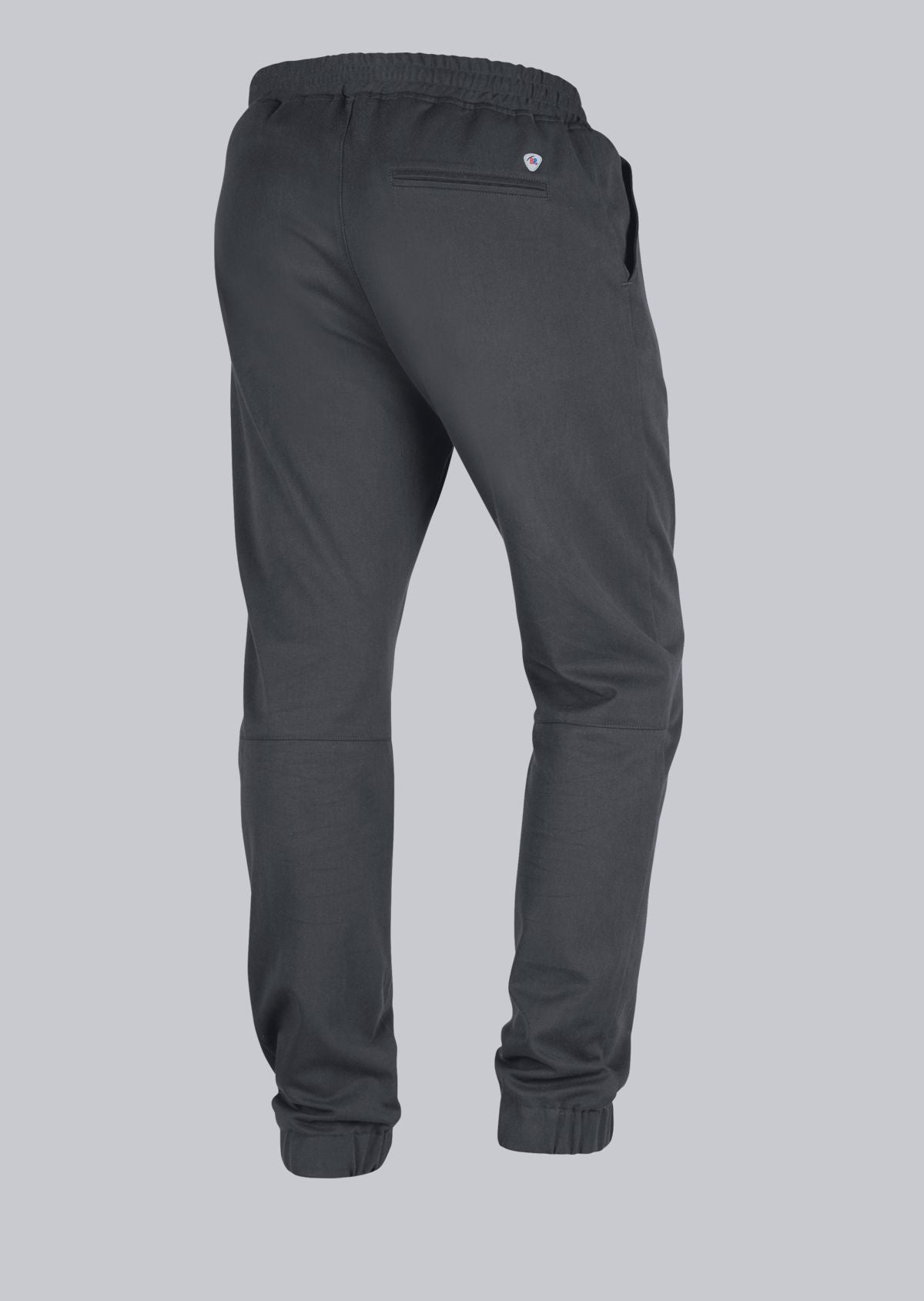 BP® Comfortabele stretch-broek voor heren wit met elastomultiester en elastische tailleband