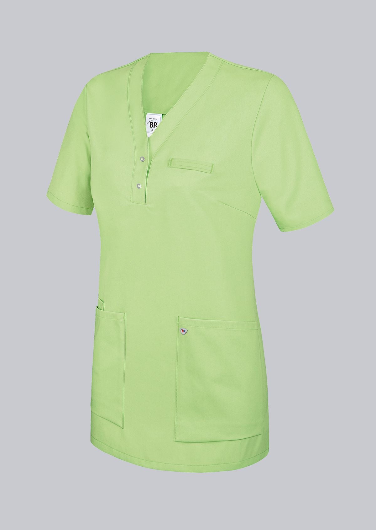 BP® Tuniek voor dames – Dames Zorgtuniek met Armliftsysteem en Drukknopen