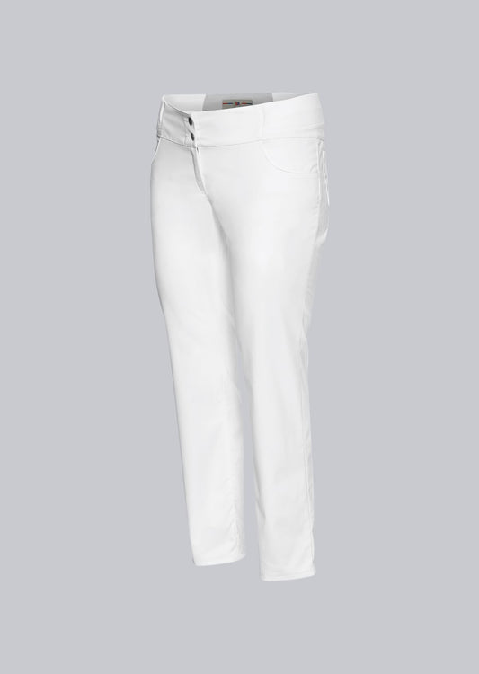 BP® Shape Fit stretch-broek voor dames wit met hoge taille en stretchinzetstukken
