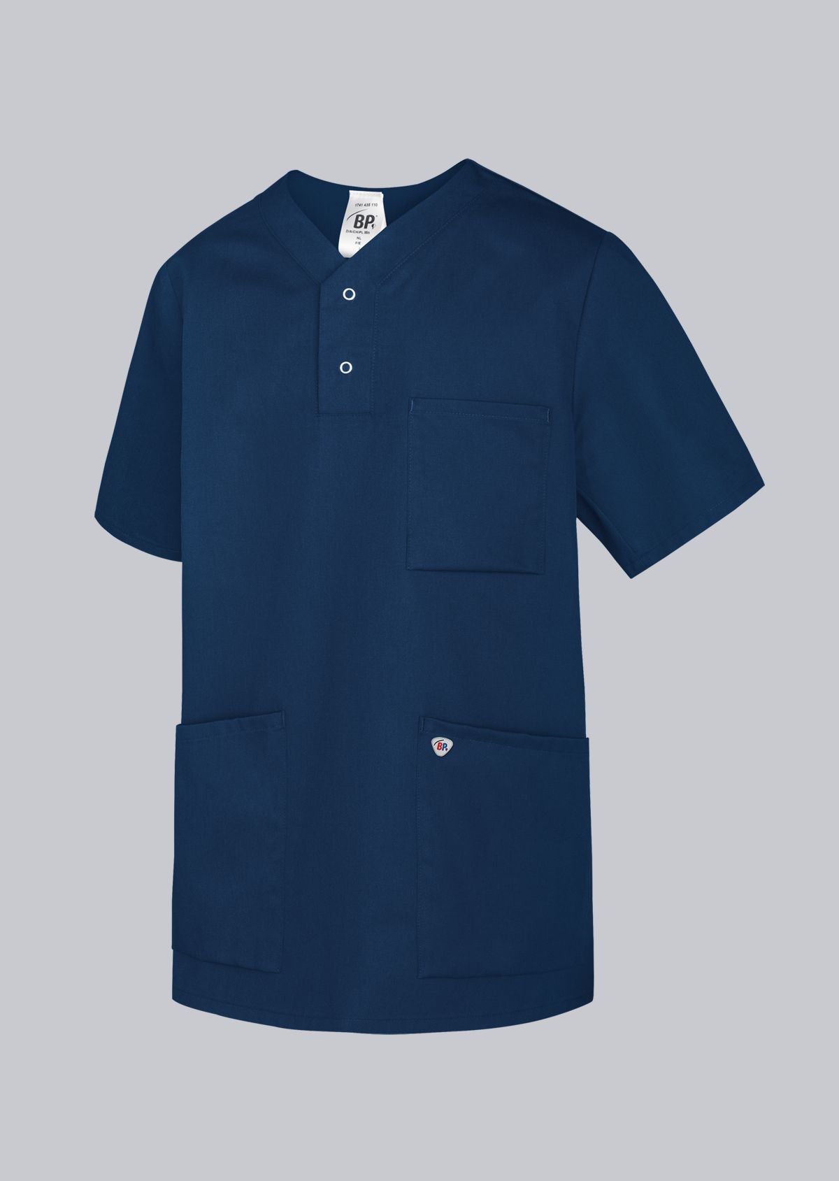 BP unisex Tencel zorgtuniek met lyocell, armliftsysteem en ademende stof voor zorgprofessionals