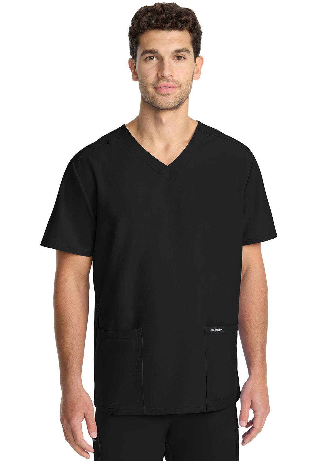 Cherokee Unisex top met V-hals met moderne pasvorm en PROTX2-technologie CKE00014A