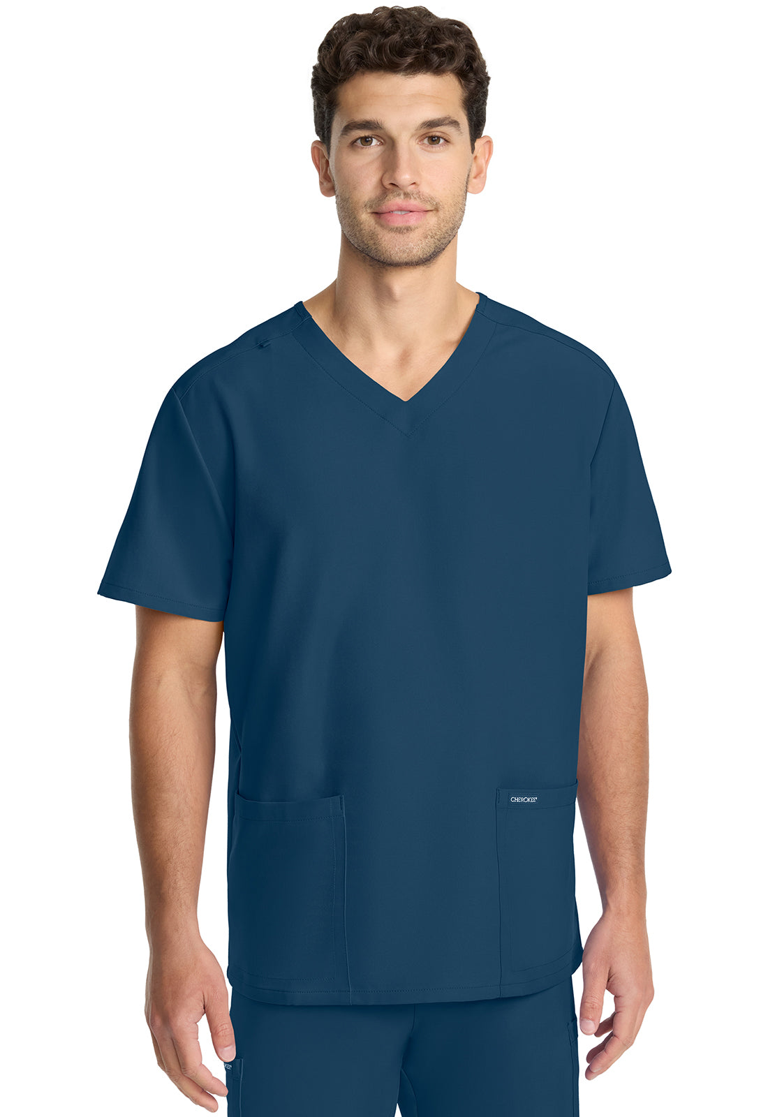 Cherokee Unisex top met V-hals met moderne pasvorm en PROTX2-technologie CKE00014A