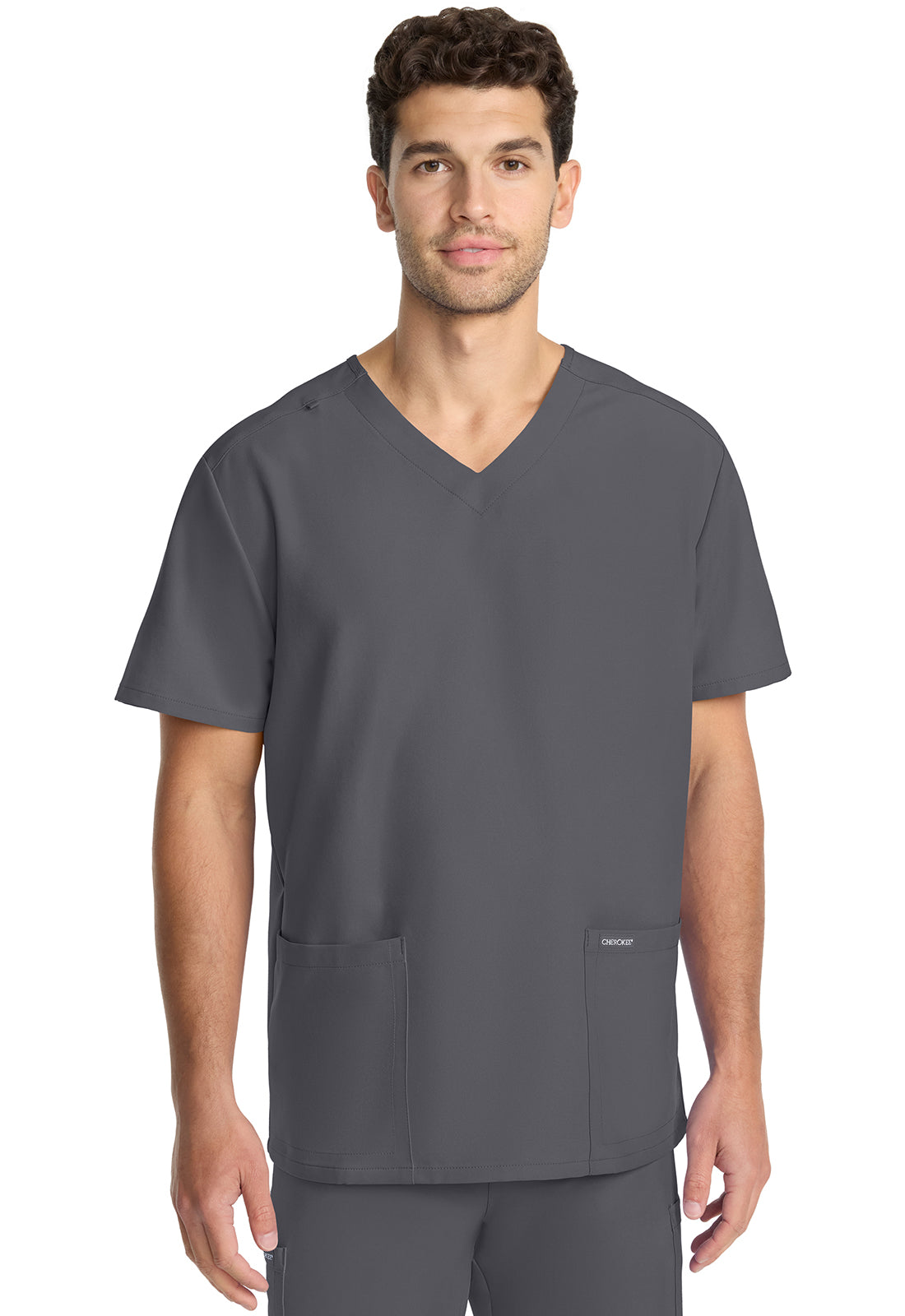Cherokee Unisex top met V-hals met moderne pasvorm en PROTX2-technologie CKE00014A