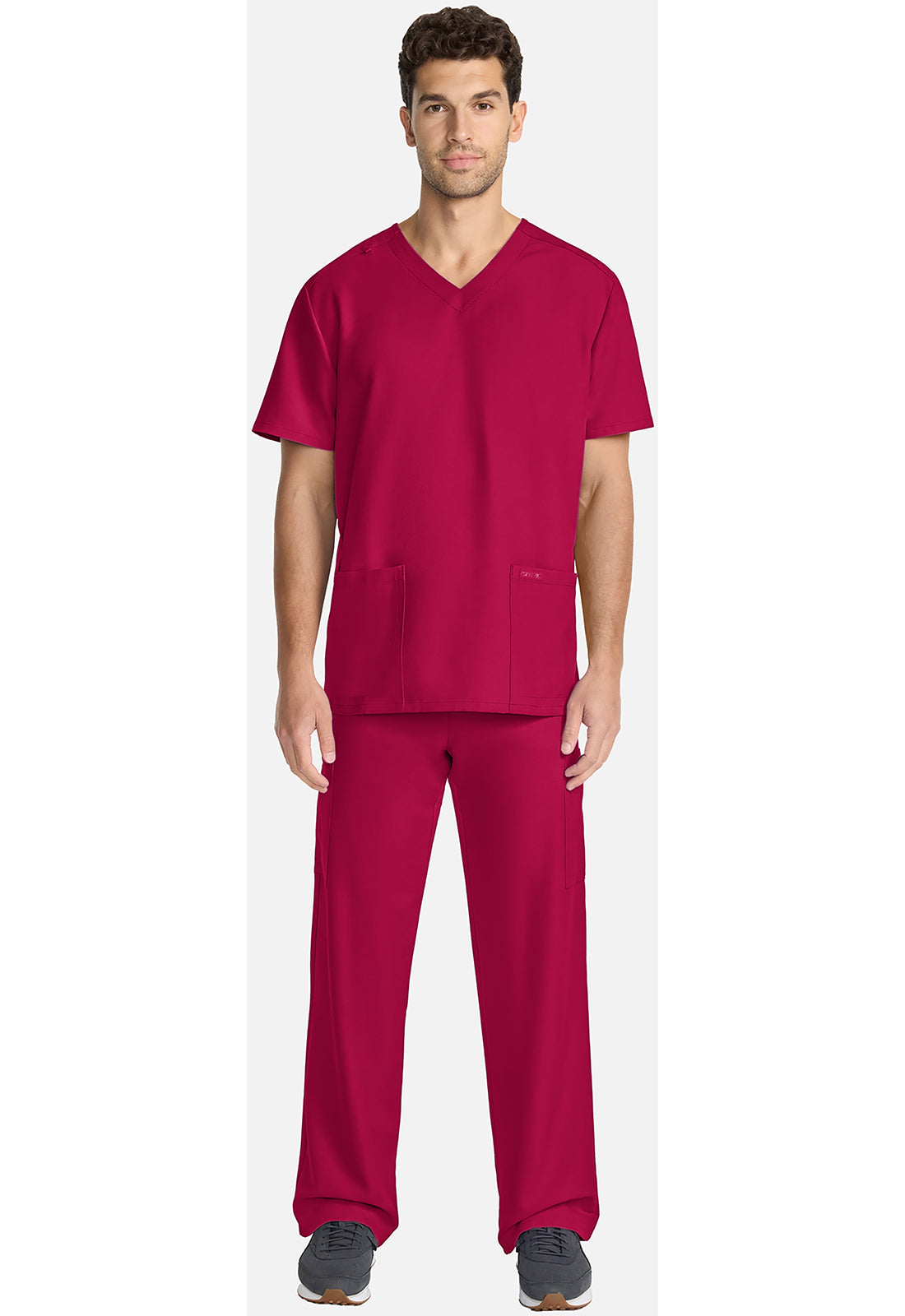 Cherokee Unisex top met V-hals met moderne pasvorm en PROTX2-technologie CKE00014A