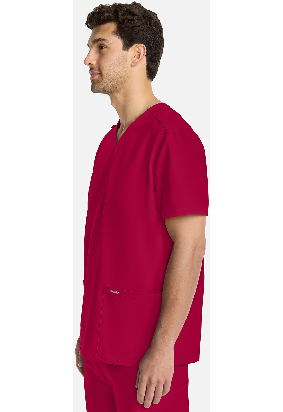 Cherokee Unisex top met V-hals met moderne pasvorm en PROTX2-technologie CKE00014A