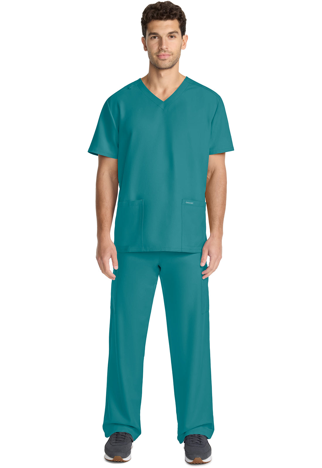 Cherokee Unisex top met V-hals met moderne pasvorm en PROTX2-technologie CKE00014A