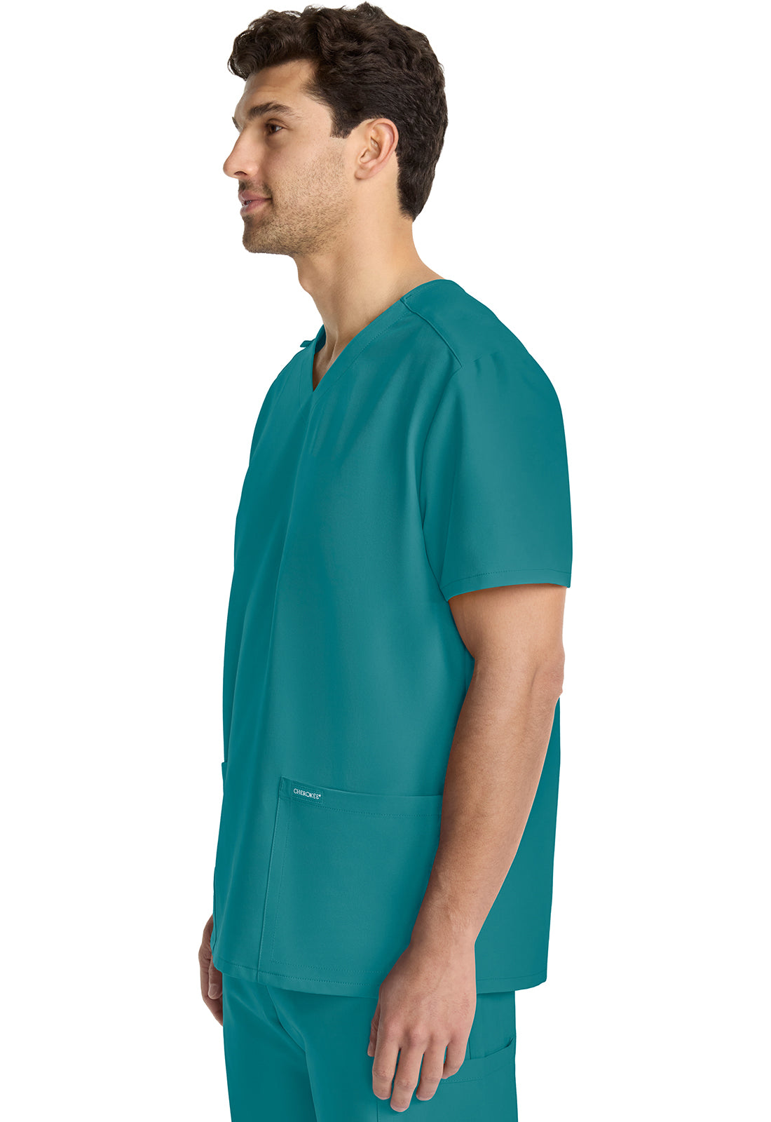 Cherokee Unisex top met V-hals met moderne pasvorm en PROTX2-technologie CKE00014A