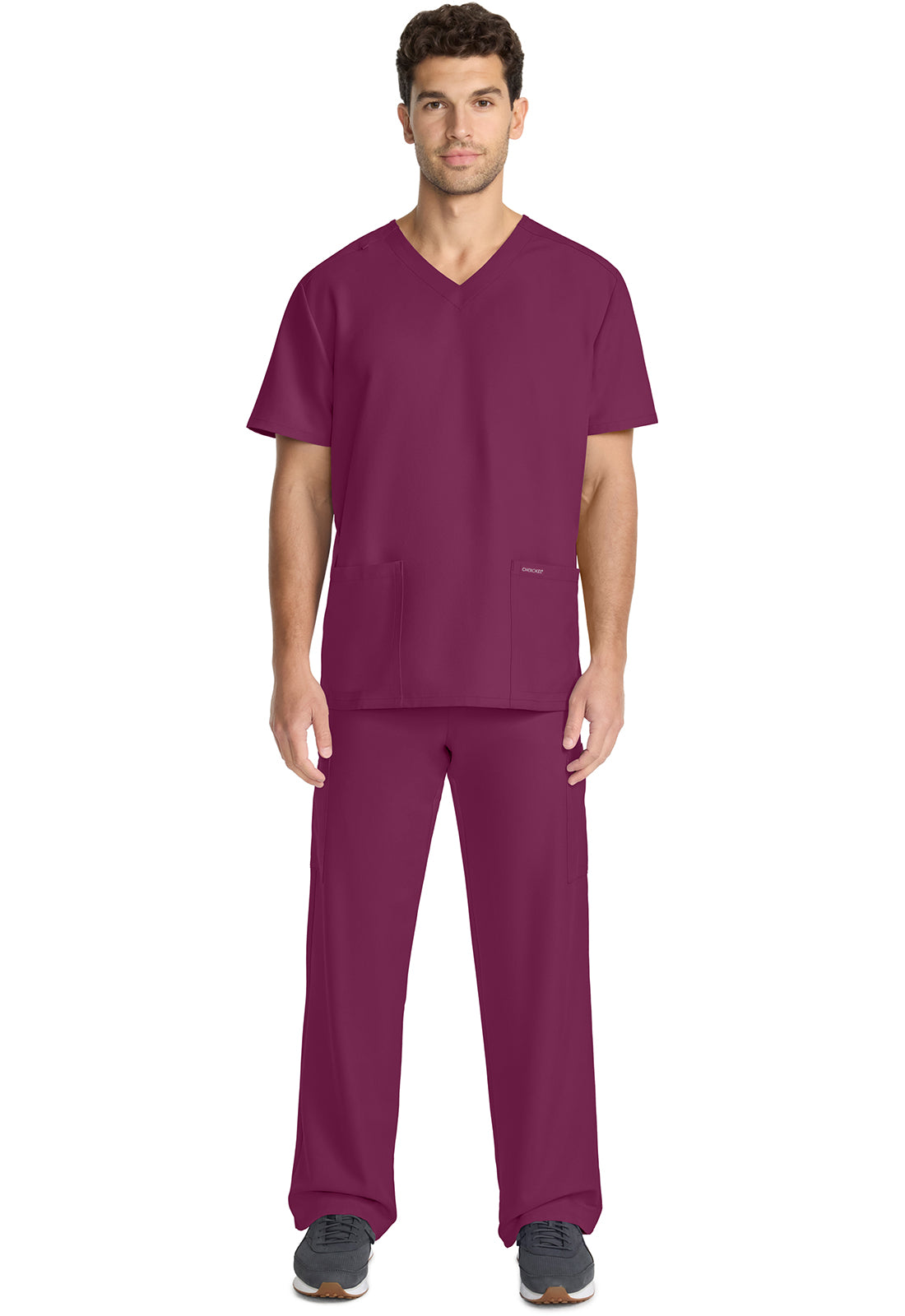 Cherokee Unisex top met V-hals met moderne pasvorm en PROTX2-technologie CKE00014A