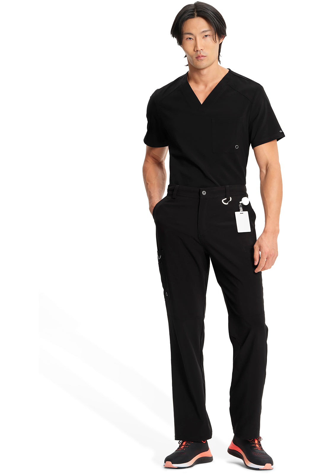 Cherokee Herenbroek met gulp met taps toelopende pijpen en 360° stretch CKE200A