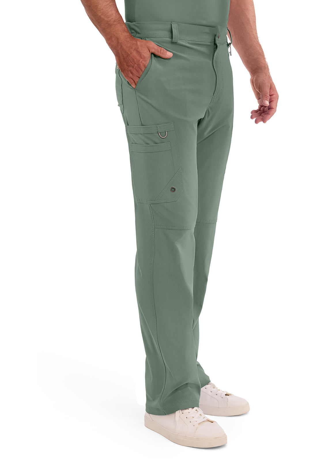 Cherokee Herenbroek met gulp met taps toelopende pijpen en 360° stretch CKE200A