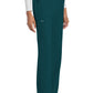 Rechte broek met middelhoge taille en elastische tailleband met trekkoord CKE272A