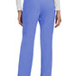 Rechte broek met middelhoge taille en elastische tailleband met trekkoord CKE272A