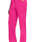Rechte broek met middelhoge taille en elastische tailleband met trekkoord CKE272A
