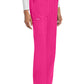Rechte broek met middelhoge taille en elastische tailleband met trekkoord CKE272A