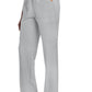 Rechte broek met middelhoge taille en elastische tailleband met trekkoord CKE272A
