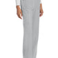 Rechte broek met middelhoge taille en elastische tailleband met trekkoord CKE272A