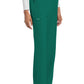 Rechte broek met middelhoge taille en elastische tailleband met trekkoord CKE272A
