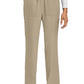 Rechte broek met middelhoge taille en elastische tailleband met trekkoord CKE272A
