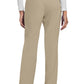 Rechte broek met middelhoge taille en elastische tailleband met trekkoord CKE272A