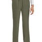 Rechte broek met middelhoge taille en elastische tailleband met trekkoord CKE272A