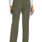 Rechte broek met middelhoge taille en elastische tailleband met trekkoord CKE272A