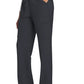 Rechte broek met middelhoge taille en elastische tailleband met trekkoord CKE272A