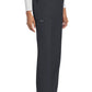 Rechte broek met middelhoge taille en elastische tailleband met trekkoord CKE272A