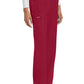 Rechte broek met middelhoge taille en elastische tailleband met trekkoord CKE272A