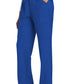 Rechte broek met middelhoge taille en elastische tailleband met trekkoord CKE272A