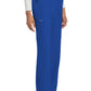 Rechte broek met middelhoge taille en elastische tailleband met trekkoord CKE272A